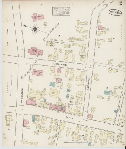 Hanover Sanborn, November 1884, sheet 2