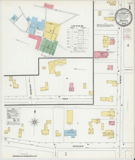 Hanover Sanborn, November 1899, sheet 1