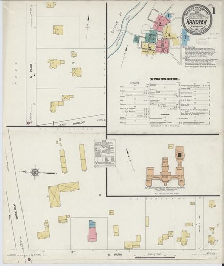Hanover Sanborn, May 1912, sheet 1