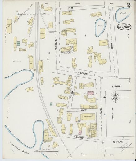 Lebanon Sanborn, August 1889, sheet 2