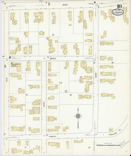Lebanon Sanborn, May 1912, sheet 10