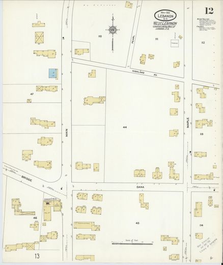 Lebanon Sanborn, May 1912, sheet 12