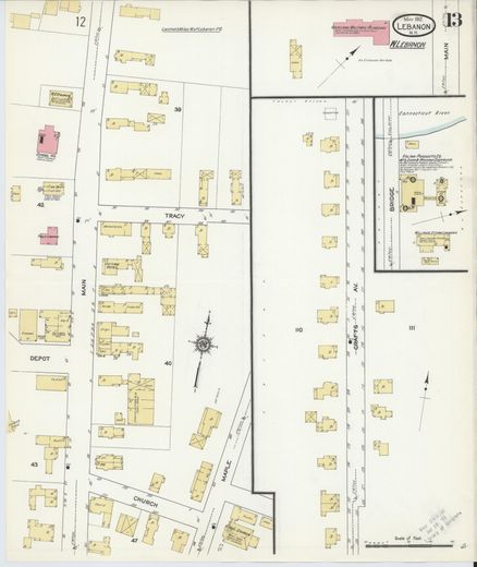 Lebanon Sanborn, May 1912, sheet 13