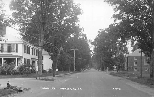 Norwich Main Street 1940s Original